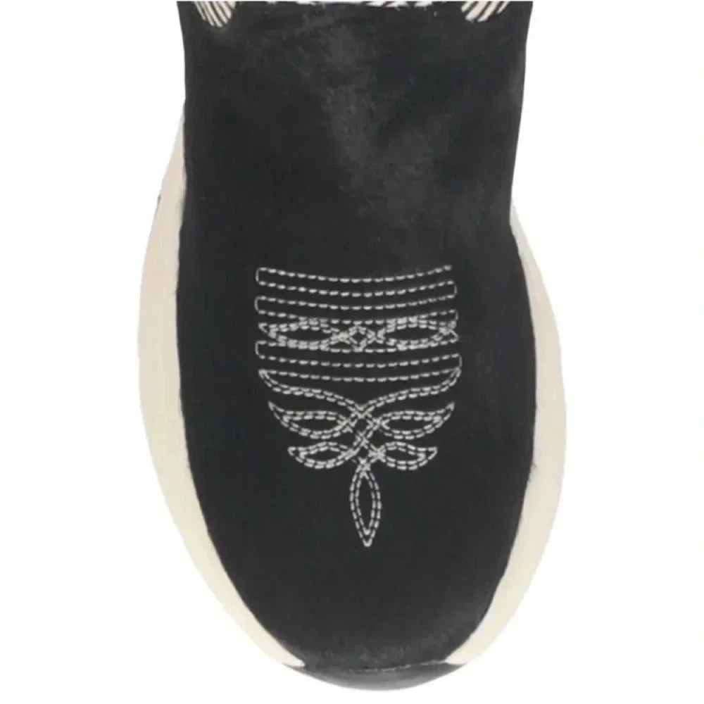 New Dan Post Dingo Safari Cowboy Boots Sneaker Leather Zebra western safari boho